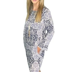 Buckhead Betties Blue & White Savannah Dress NWT